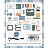 Scrapbooking  Carta Bella Cardstock Ephemera 33/Pkg Icons, Farmhouse Summer Ephemera