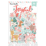 Scrapbooking  ***PREODER ***Cocoa Vanilla Joyful Die Cut Ephemera Ephemera