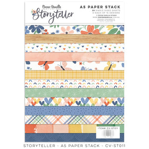 Scrapbooking  Cocoa Vanilla Studios Storyteller A5 Paper Pad 30pk Paper Pad