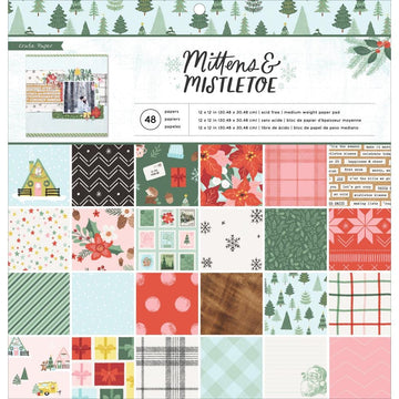 Mittens and Mistletoe Acrylic Stamp - Crate Paper