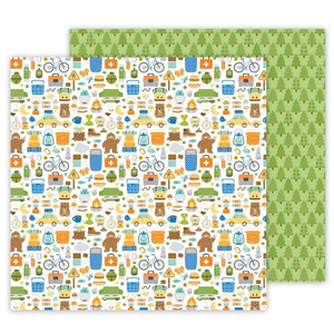 Scrapbooking  Great Outdoors Double-Sided Cardstock 12"X12" Great Outdoors Paper 12"x12"