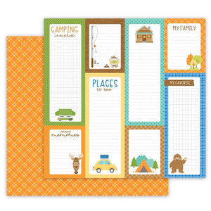 Scrapbooking  Great Outdoors Double-Sided Cardstock 12"X12" My Favorite Flannel Paper 12"x12"