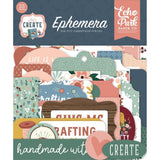 Scrapbooking  Echo Park Cardstock Ephemera 33/Pkg Icons, Let's Create Ephemera