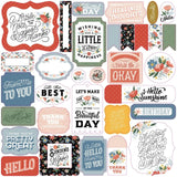 Scrapbooking  Echo Park Cardstock Ephemera 33/Pkg Icons, Salutations No. 2 ephemera