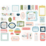 Scrapbooking  Echo Park Day In The Life Cardstock Ephemera 33/Pkg Icons ephemera