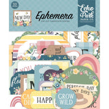 Scrapbooking  Echo Park New Day Cardstock Ephemera 33/Pkg Icons ephemera