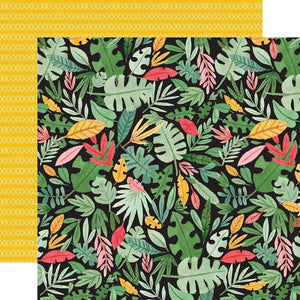 Scrapbooking  Animal Kingdom Double-Sided Cardstock 12"X12" - Paradise Palms Paper 12"x12"