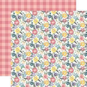 Scrapbooking  Echo Park New Day Double-Sided Cardstock 12"X12" - Full Bloom Paper 12"x12"