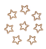 Scrapbooking  Elles Studio Gold Star Paper Clips Embellishments