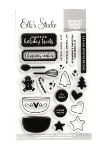 Scrapbooking  Elles Studio - Christmas Baking Stamp kit