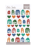 Scrapbooking  Elles Studio Chipboard House Stickers Stickers