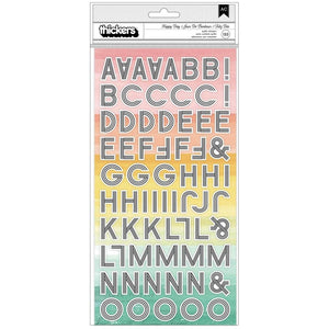 Scrapbooking  Heidi Swapp Sun Chaser Thickers Stickers 133/Pkg Alphas