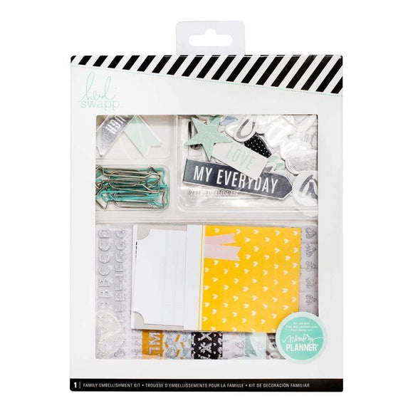 Scrapbooking  Heidi Swapp Memory Keeping Kit Family Embellishments