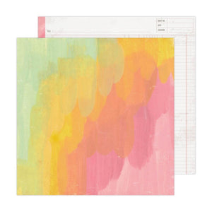 Scrapbooking  Heidi Swapp Sun Chaser Double-Sided Cardstock 12"X12" -Chillax Paper 12"x12"