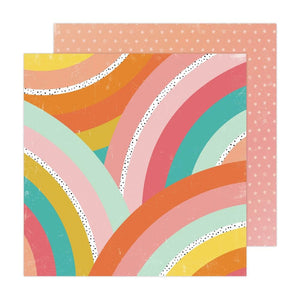 Scrapbooking  Heidi Swapp Sun Chaser Double-Sided Cardstock 12"X12" - Dreamer Paper 12"x12"