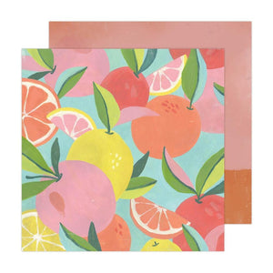 Scrapbooking  Heidi Swapp Sun Chaser Double-Sided Cardstock 12"X12" - Juicy Paper 12"x12"