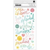 Scrapbooking  Heidi Swapp Sun Chaser Thickers Stickers 184/Pkg Phrase stickers