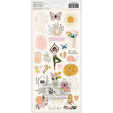 Scrapbooking  Jen Hadfield Peaceful Heart Cardstock Stickers 6"X12" 93/Pkg Icons stickers