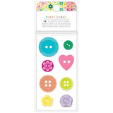 Scrapbooking  Paige Evans Splendid Stickers 16/Pkg Buttons Embellishments