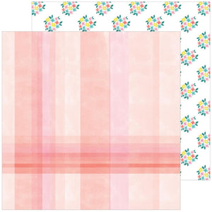 Scrapbooking  Pinkfresh Delightful Double-Sided Cardstock 12"X12" - Stay True Paper 12"x12"