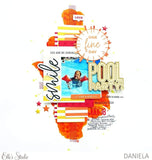 Scrapbooking  Elles Studio - Pool Party Wood Veneer kit