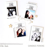 Scrapbooking  On this Day - June Journal Cards kit