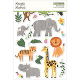 Scrapbooking  Simple Stories Sticker Book 12/Sheets Into The Wild, 602/Pkg stickers