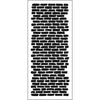 TCW 4 X 9 Slimline Stencil Bricks Vertical, 60% OFF