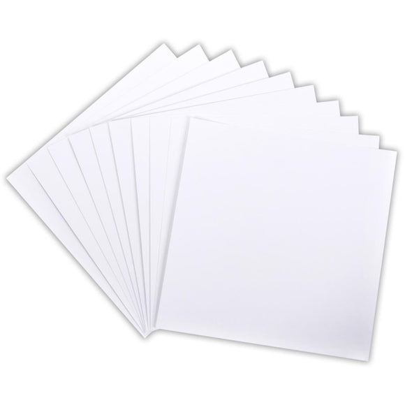 Core'dinations 110lb Smooth Cardstock 8.5X11 25-pkg-white